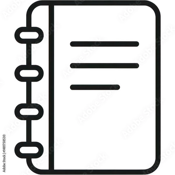 Fototapeta A planner designed for organizing holiday events and activities efficiently.