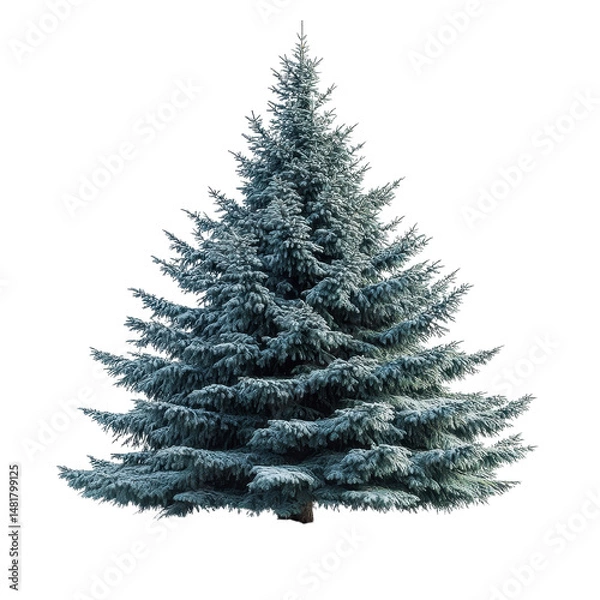 Fototapeta White Spruce isolated on transparent background