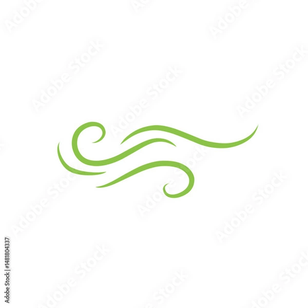 Obraz green organic wind