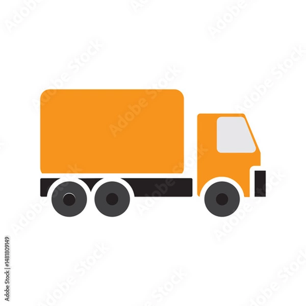 Obraz delivery truck color