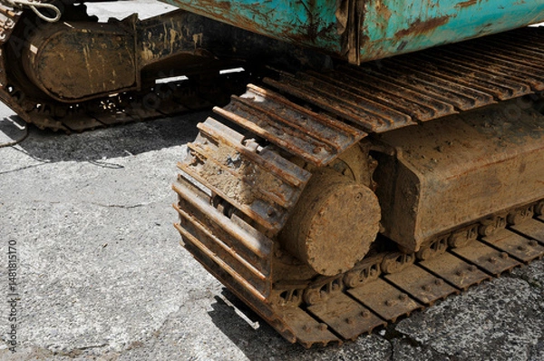 Obraz 錆びたクローラー