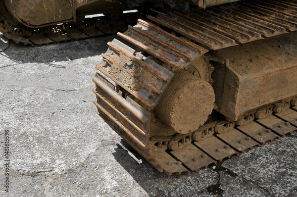 Obraz 錆びたクローラー