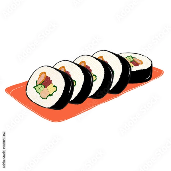 Obraz Kimbap (Korean Food)