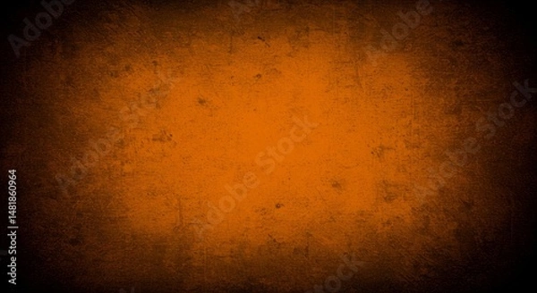Obraz Abstract Background Dark Orange Texture Gradient Vignette