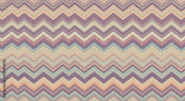 Fototapeta Abstract Background Pastel Chevron Pattern