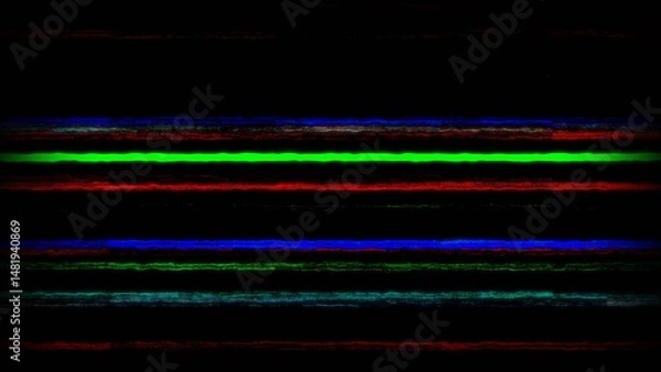 Obraz Colorful Glitch Overlay
