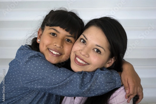 Obraz Happy mother and daughter.