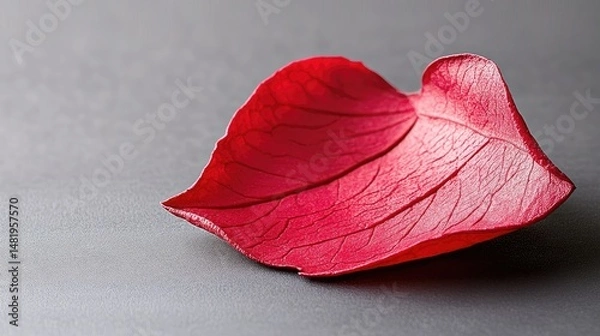 Obraz A flower petal that turns out to be made from soft fruit leather.