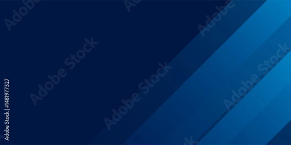 Fototapeta Abstract blue abstract background with elegant bright diagonal lines simple abstract