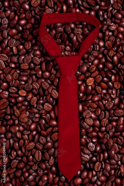 Fototapeta Metaphorical Look at the Viral Video of an Estonian Artist "Espresso Macchiato" Song at the Eurovision Song Contest 2025 in Basel.