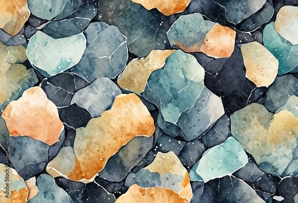 Obraz Abstract stone background with a soft watercolor effect