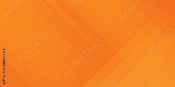 Fototapeta banner background. full color, orange gradation and effect geometry modern