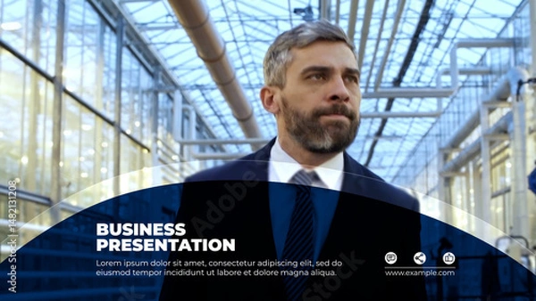 Fototapeta Stylish Company Slideshow