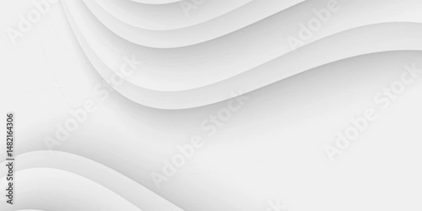 Obraz abstract white background with gradient color and artistic dynamic line decoration. Modern background eps 10