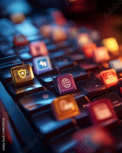 Fototapeta Exploring the Dynamic World of Cybersecurity: Protecting Digital Assets Through Innovative Strategies and Technologies