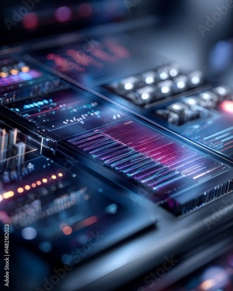 Obraz Exploring the Intricacies of a Computer Keyboard and Its Role in Cybersecurity and Data Protection