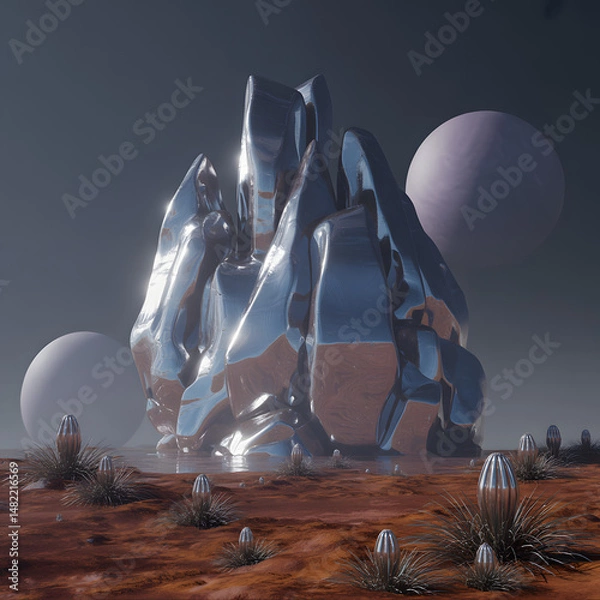 Obraz alien and moon