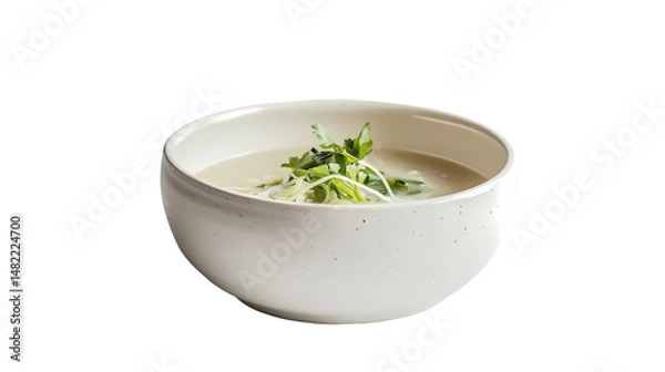 Fototapeta Creamy Soup Recipe Easy  Delicious isolated on transparent background