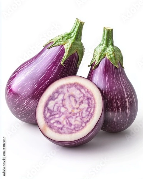 Fototapeta Realistic illustration, Different types of vegetables, isolated on white background