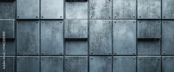 Fototapeta Textured Metal Panels