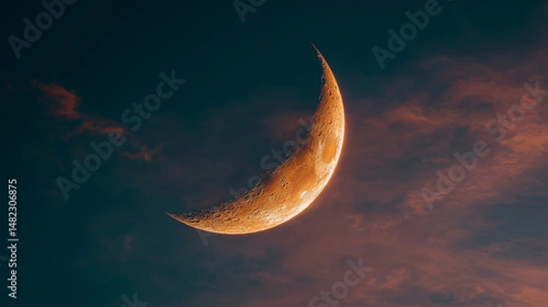 Obraz Islamic Religious Observances During Ramadan and Muharram – Twilight Sky Background