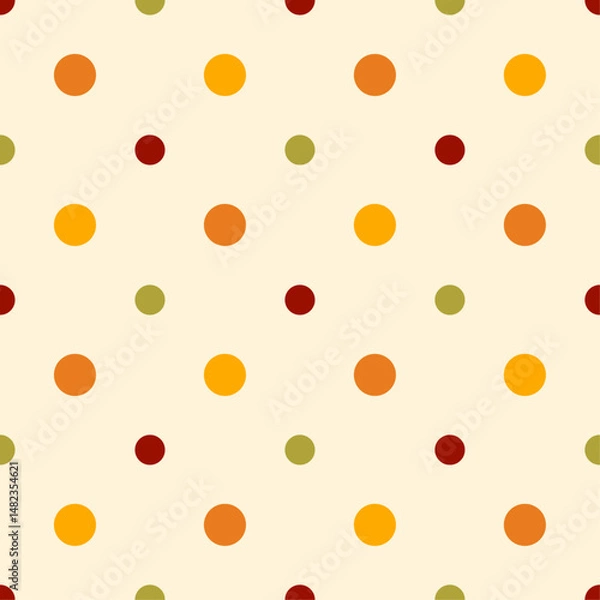 Fototapeta seamless retro pattern