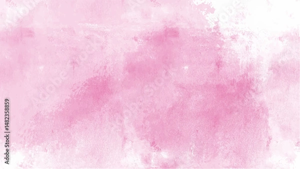 Fototapeta Pink watercolor background with copyspace for your design. vector.