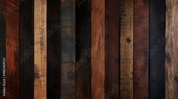 Obraz Reclaimed wood wall texture background