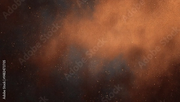 Fototapeta A textured, rusty orange surface with a grunge, weathered appearance and rough, industrial feel.