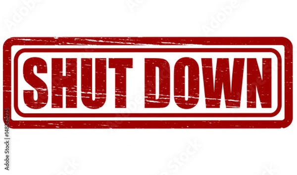 Fototapeta Shut down