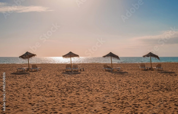 Obraz Ocean Beach in Portugal. A serene coastal perfect for relaxation and exploration.	