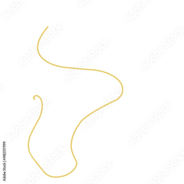 Fototapeta Golden thread Vector Illustration 