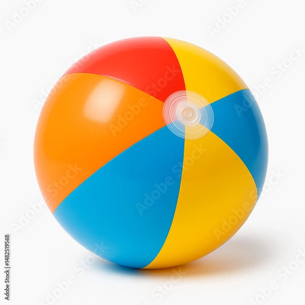 Obraz beach ball isolated on white