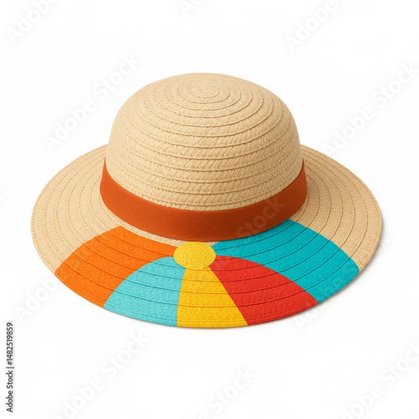 Obraz summer hat with sun hat