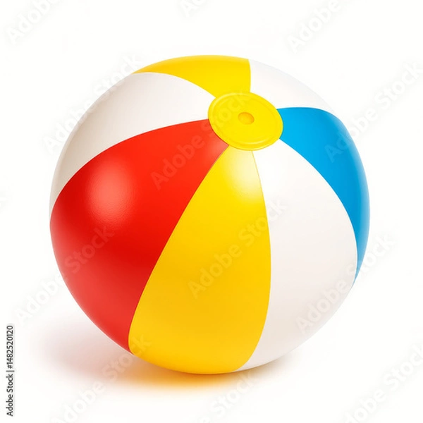 Obraz beach ball isolated on white