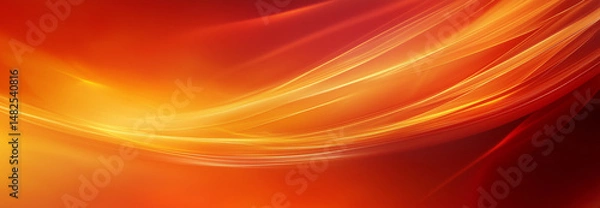 Fototapeta Orange to red gradient background with subtle grain effect
