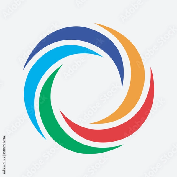 Fototapeta Media Logo Design Vector