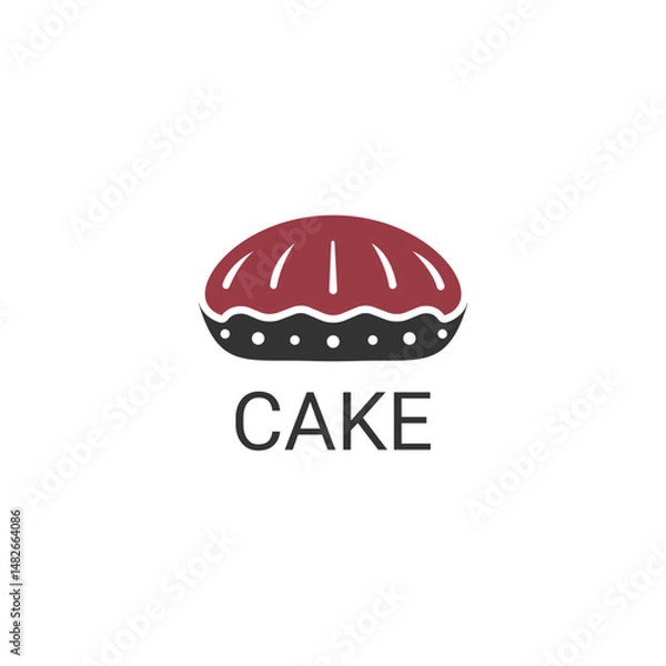 Obraz Cake Logo Design