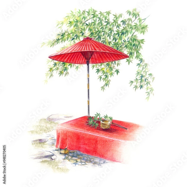 Fototapeta お茶会