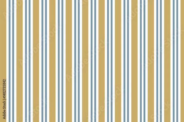 Fototapeta simple abstract cream light sky color vertical line pattern vertical stripes in gold, blue, and white