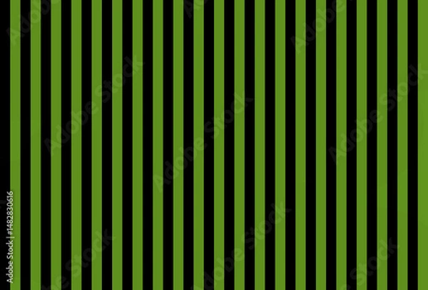 Fototapeta Shocking Green Onion color and black color background with lines. traditional vertical striped background texture..