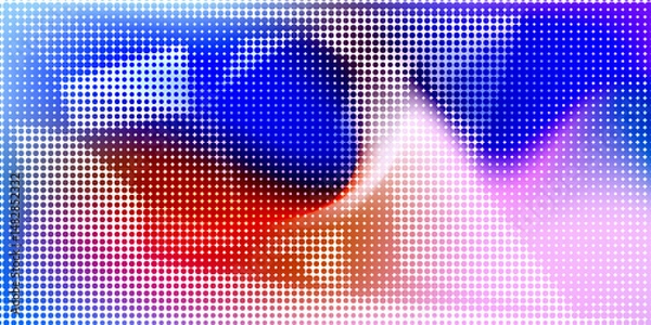 Obraz Grunge halftone gradient background. Faded grit noise texture. White and black sand wallpaper. Retro pixelated backdrop. Anime or manga style comic overlay.