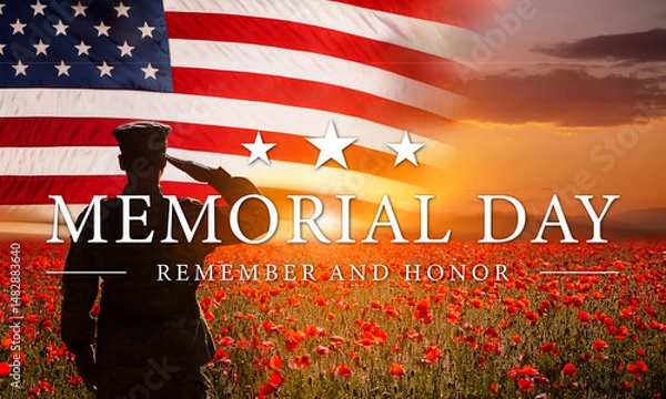 Obraz Memorial Day USA