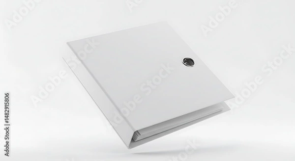 Obraz Office Binder on White Background for Organizing Documents