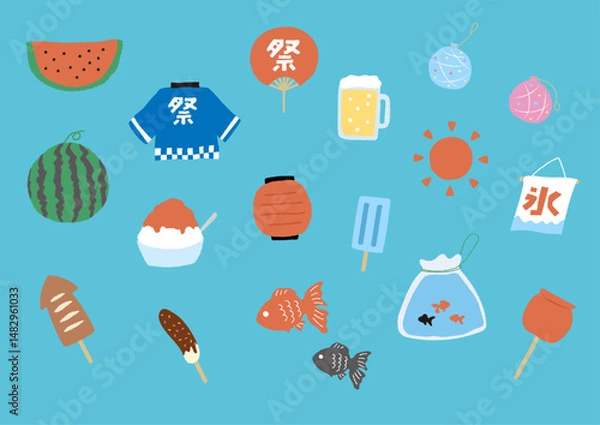 Obraz 夏素材