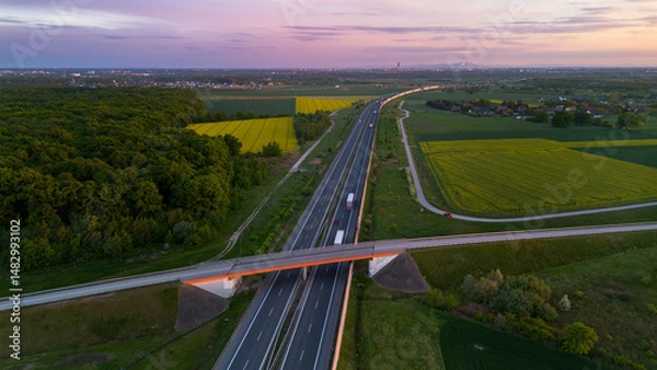 Fototapeta Wrocław Motorway Bypass