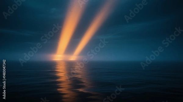 Obraz Night Light Background