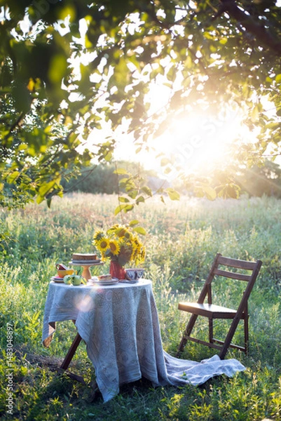 Obraz garden and still life