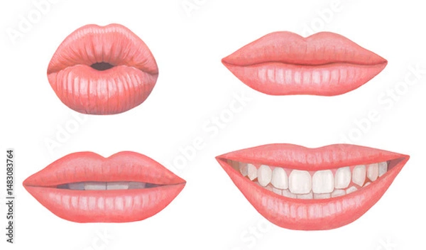 Obraz 口のイラストセット
