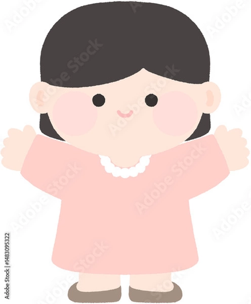 Fototapeta 가족구성원 엄마 어머니 일러스트